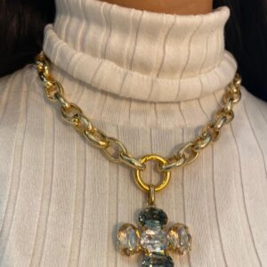 Cruz cristal Swarovski duo