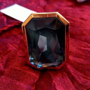 Anillo cristal plata