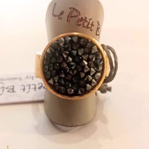 Anillos luna cristal Swarovski  plateado